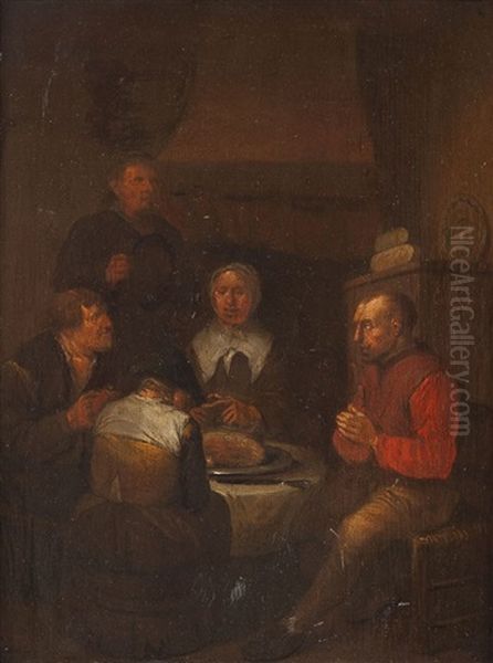 Interieur Mit Bauerlicher Wirtshausszene - view 1