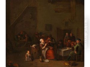 Wirtshausszene by Egbert Van Heemskerck