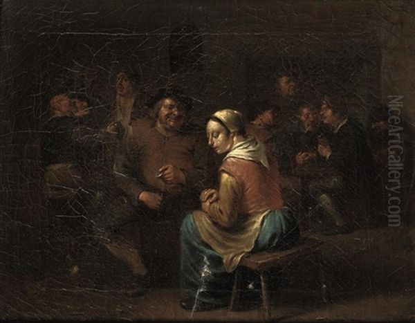 Boors Making Merry In An Inn - view 1