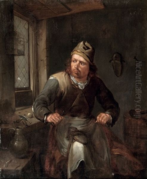A Cobbler In His Workshop - view 1