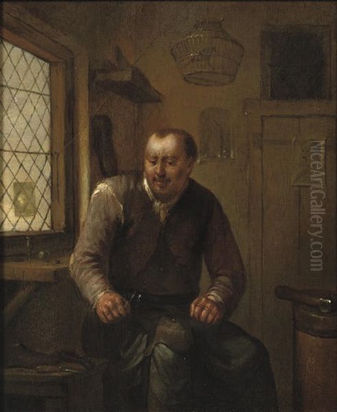 A Cobbler In His Workshop - view 1