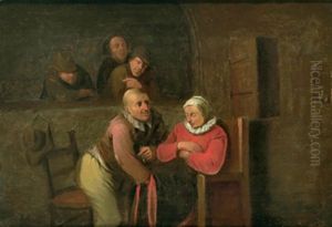 Der Zudringliche Liebhaber by Egbert Van Heemskerck