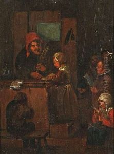 Die Schulstunde by Egbert Van Heemskerck
