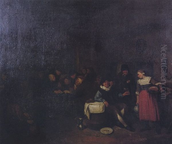 Inn Interior With Figures - view 1