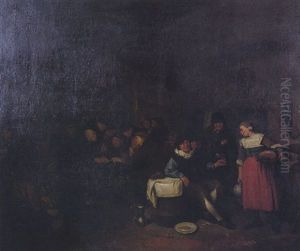 Inn Interior With Figures Inn Interior With Figures