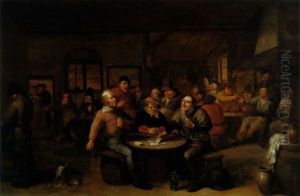Bauern Im Wirtshaus by Egbert Van Heemskerck