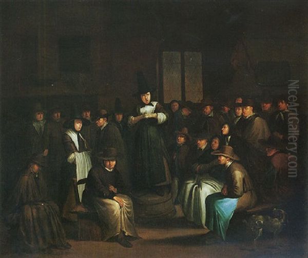 A Quakers' Meeting - view 1