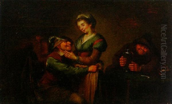 Peasants Drinking At An Inn - view 1