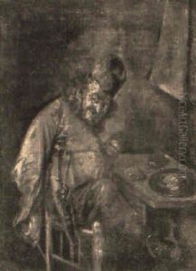Vergnugter Gast by Egbert Van Heemskerck