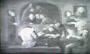 Boors In A Tavern Interior