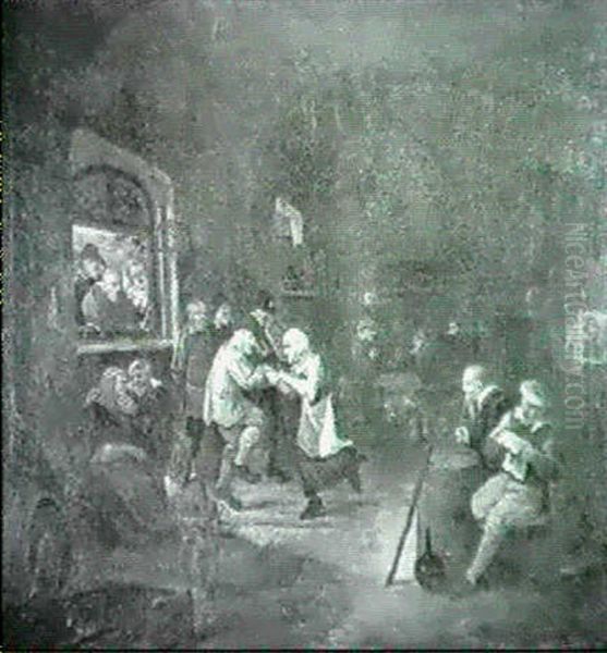 Peasants Carousing In A Tavern Interior - view 1