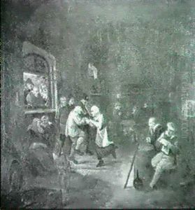 Peasants Carousing In A Tavern Interior Peasants Carousing In A Tavern Interior