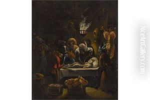 Der Affe Als Chirurg by Egbert van Heemskerck the Younger