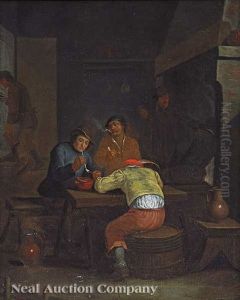 In The Tavern by Egbert van Heemskerck the Younger