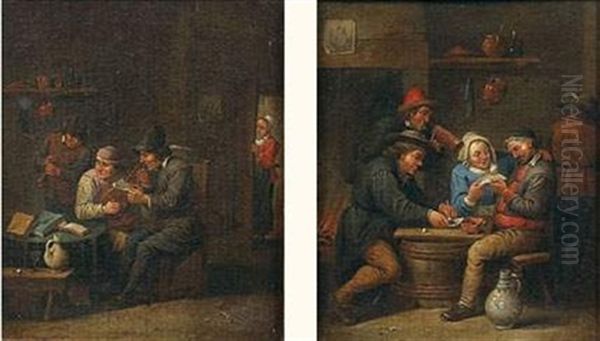 Scene De Taverne (+ Another; Pair) - view 1