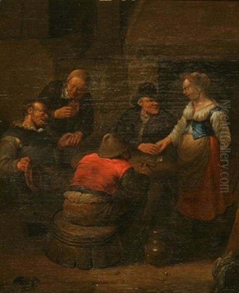 Paysans Jouant De La Musique Dans Une Auberge - view 1