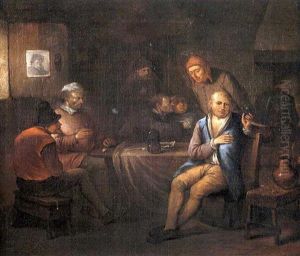 Scene D'interieur De Taverne by Egbert van Heemskerck the Younger