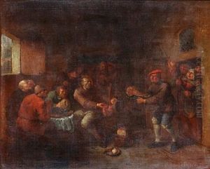 A Tavern Interior by Egbert van Heemskerck the Younger