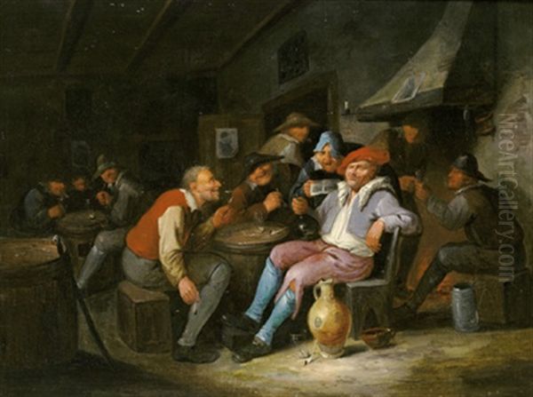 Zechende Bauern Im Wirtshaus - view 1