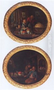An Alchemist In His Study by Egbert van Heemskerck the Younger