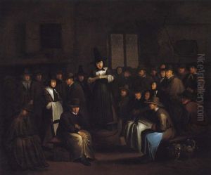 Eine Quaker-versammlung