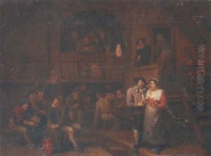 Peasants Carousing In A Tavern