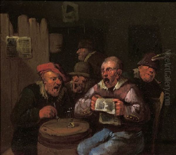 Boors Singing In A Tavern - view 1