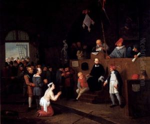 Eine Gerichtsszene by Egbert van Heemskerck the Younger