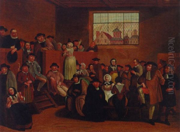 A Quaker Meeting - view 1