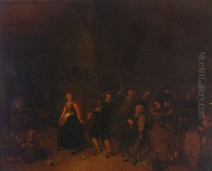 Peasants Dancing In An Inn