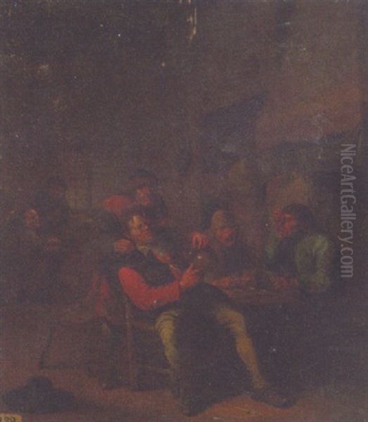 Peasants Carousing In An Inn - view 1