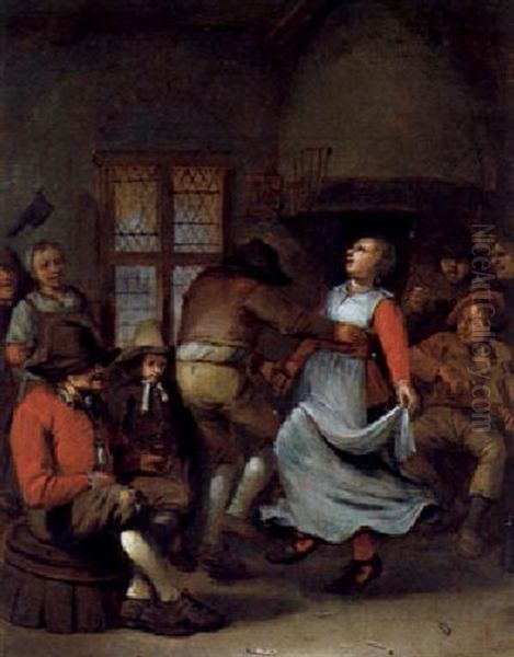 Tanzende Bauern In Der Schenke - view 1