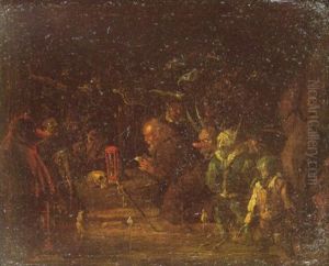 The Tempation Of Saint Anthony by Egbert van Heemskerck the Younger