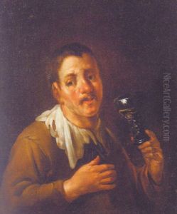 A Man Holding A Roemer