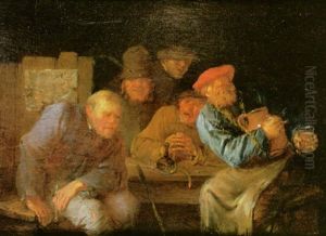 Scene De Taverne by Egbert van Heemskerck the Younger