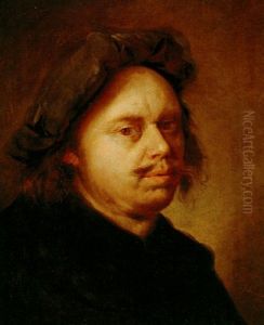 Portrait Of The Artist by Egbert van Heemskerck the Younger