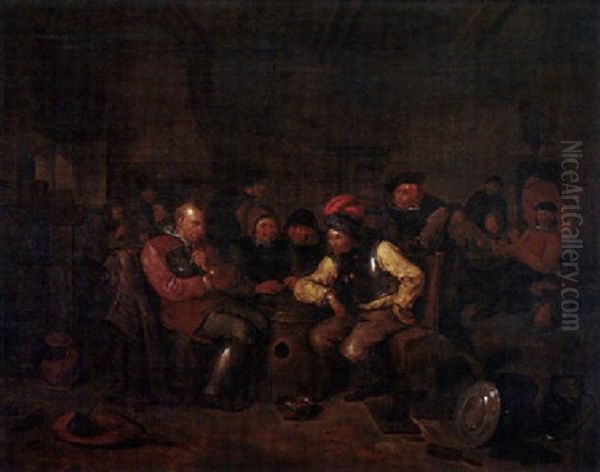 Bauern Und Soldaten In Einer Schenke - view 1