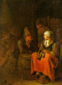 Interior by Egbert van Heemskerck the Younger