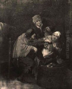 Lustige Bauerngesellschaft by Egbert van Heemskerck the Younger