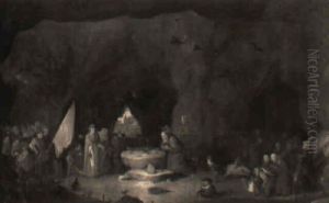 The Temptation Of Saint Anthony by Egbert van Heemskerck the Younger