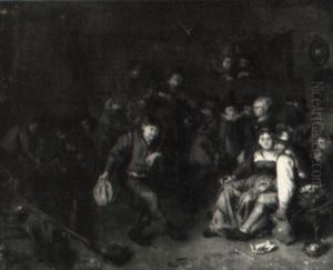 Peasants Carousing In A Tavern