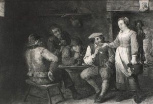 Peasants Carousing In A Tavern by Egbert van Heemskerck the Younger
