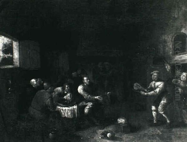 Interior With Peasants Eating - view 1