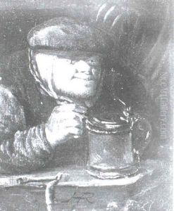 A Peasant Holding A Tankard A Peasant Holding A Tankard