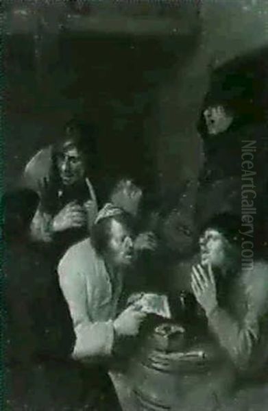 Boors Carousing In A Tavern - view 1