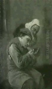 A Peasant Smoking A Pipe In An Inn