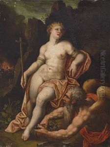 Die Zeit Befreit Den Glauben by Maerten Jacobsz van Heemskerck