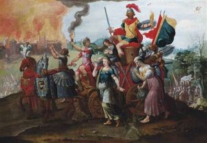 The Cycle Of The Vicissitudes Of Human Affairs by Maerten Jacobsz van Heemskerck