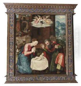 The Nativity by Maerten Jacobsz van Heemskerck