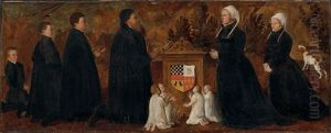 A Family Of Donors At An Altar by Maerten Jacobsz van Heemskerck